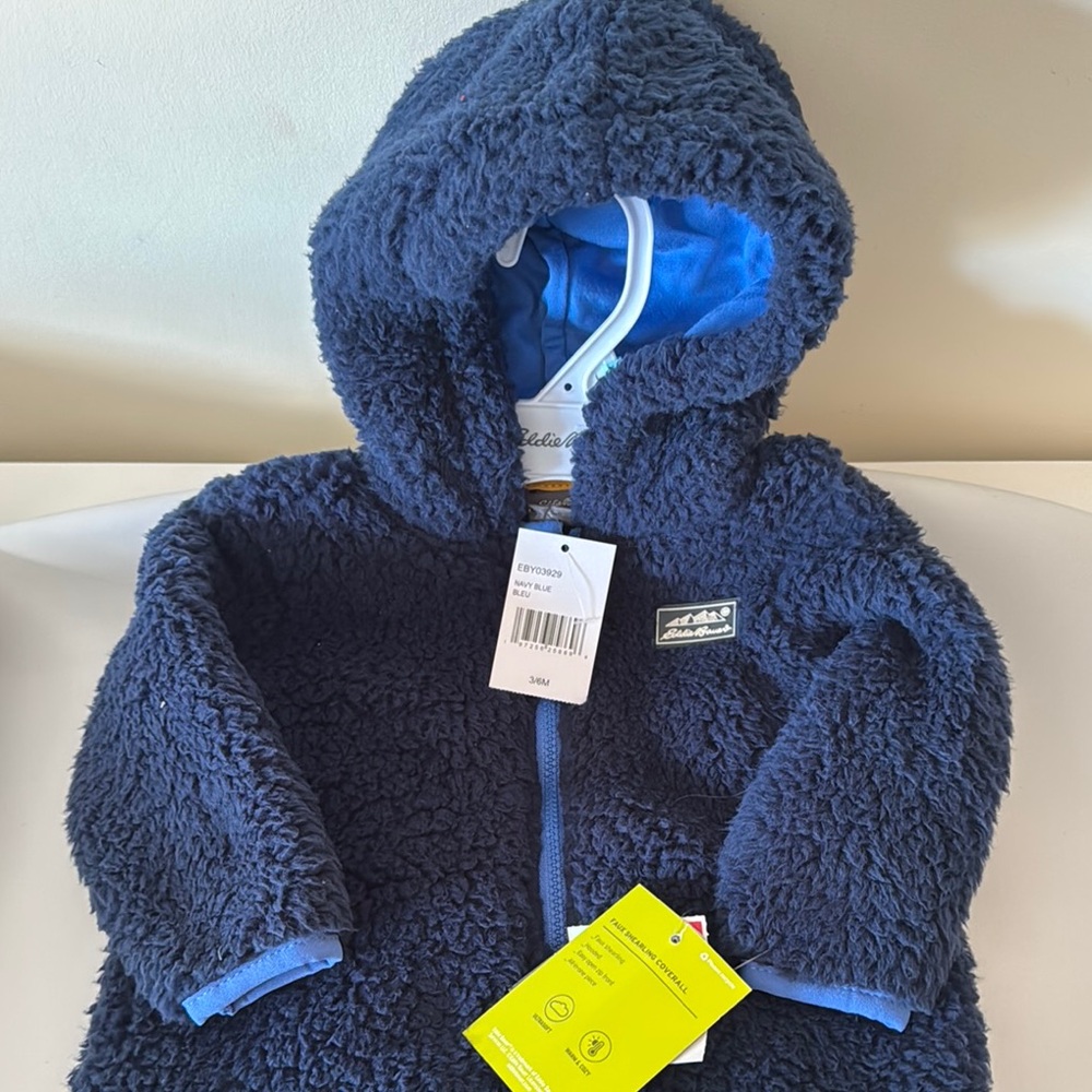 Eddie Bauer Kids Navy Blue Fleece Jacket